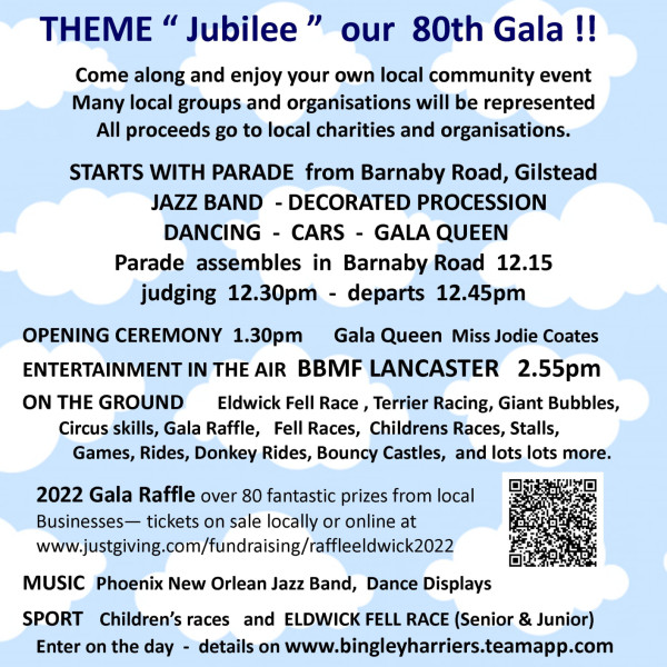 Gala Day flyer 2022  Eldwick and Gilstead